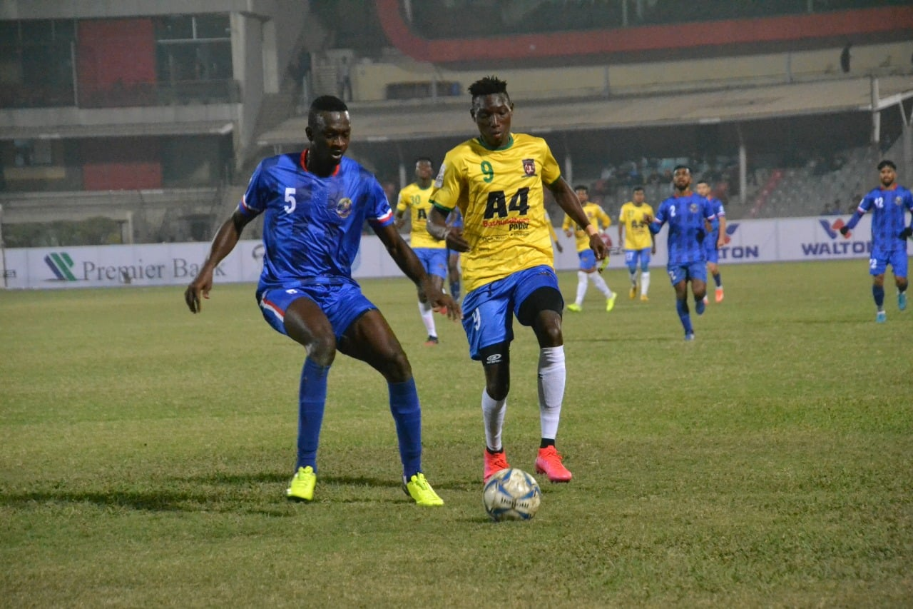 Bangladesh Police FC draws the match with Lt. Sheikh Jamal DC